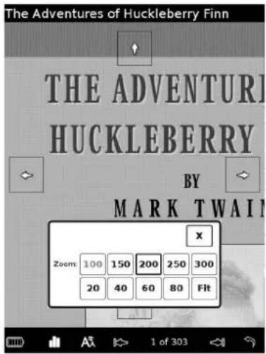 The Adventures of Huckleberry Finn THE ADVENTURE HUCKLEBERRY BY MARK TWAIN X Zoom: 100 150 200 250 300 20 40 60 80 Fit
