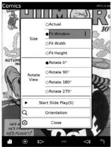 BRIGMTON BEB-600T - Operaciones en el visor de comics - 1