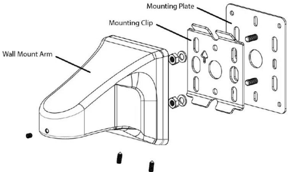Mounting Plate Mounting Clip Wall Mount Arm