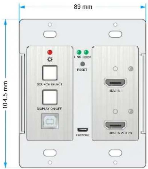 KanexPro WP-HDBTKVM3 - Transmitter - 1