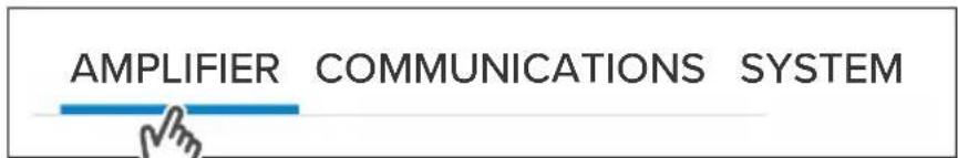 AMPLIFIER COMMUNICATIONS SYSTEM