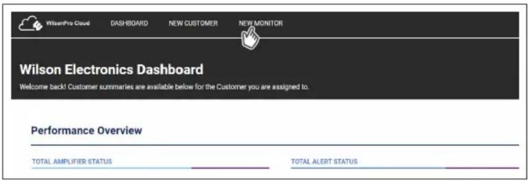 WilsonPro Cloud DASHBOARD NEW CUSTOMER NEW MONITOR Wilson Electronics Dashboard Welcome back! Customer summaries are available below for the Customer you are assigned to. Performance Overview TOTAL AMPLIFIER STATUS TOTAL ALERT STATUS