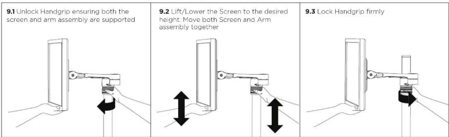 Atdec AF-AT - Adjusting Height - 1