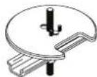 Atdec AWMS-3-137140-C - Attach Post to fixing (fixing sold separately) - 6