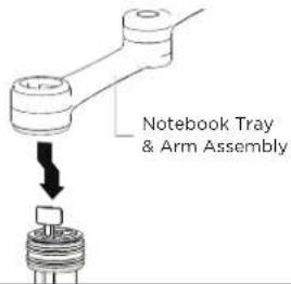 Atdec AF-AT-NBC - Mount Notebook Tray Arm - 4