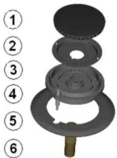 Capital Precision MCR484BGL - BURNERS - 1