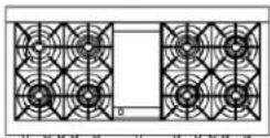 Capital Connoisseurian COB604BB2L - COB / CSB DUAL FUEL RANGE MODELS - 12