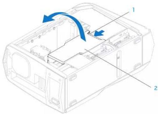 ALIENWARE Aurora AAR2 - Closing the PCI Shroud - 1