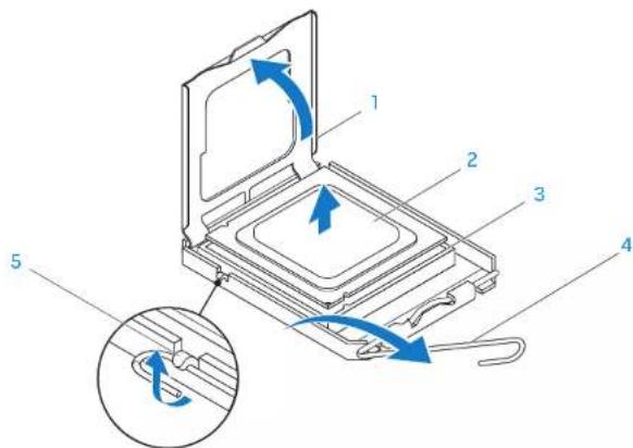 ALIENWARE Aurora AAR2 - Removing the Processor - 3