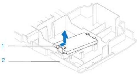 ALIENWARE Aurora AAR2 - Removing the Theater-Lighting Batteries - 1