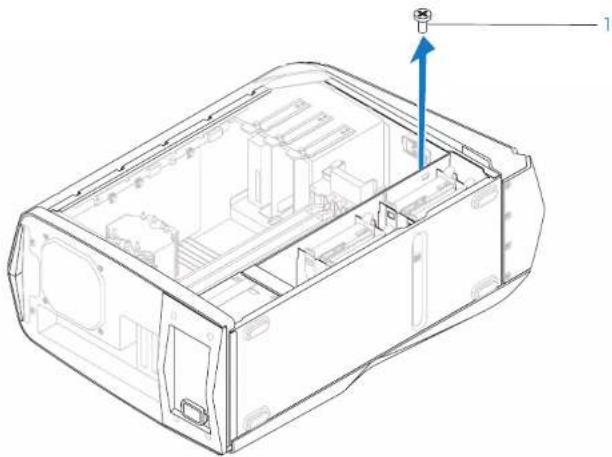 ALIENWARE Aurora AAR2 - Removing the Active-Venting Assembly - 2