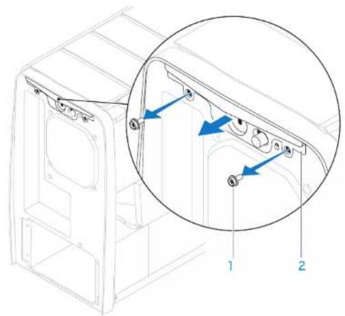 ALIENWARE Aurora AAR2 - Removing the Back Bezel - 2