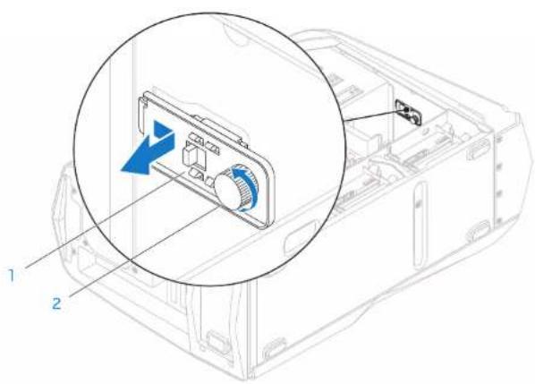ALIENWARE Aurora AAR2 - Removing the Bluetooth Assembly - 2