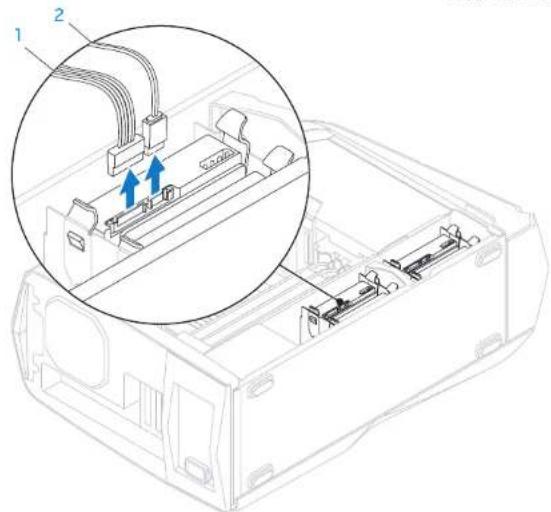 ALIENWARE Aurora AAR2 - Removing the Hard Drive(s) - 2