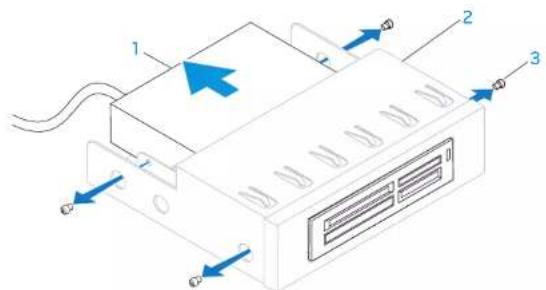 ALIENWARE Aurora AAR2 - Removing the Media Card Reader - 2