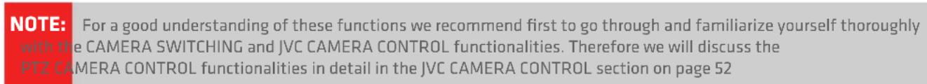 JVC KM-IP4100 - PTZ CAMERA CONTROL - 2