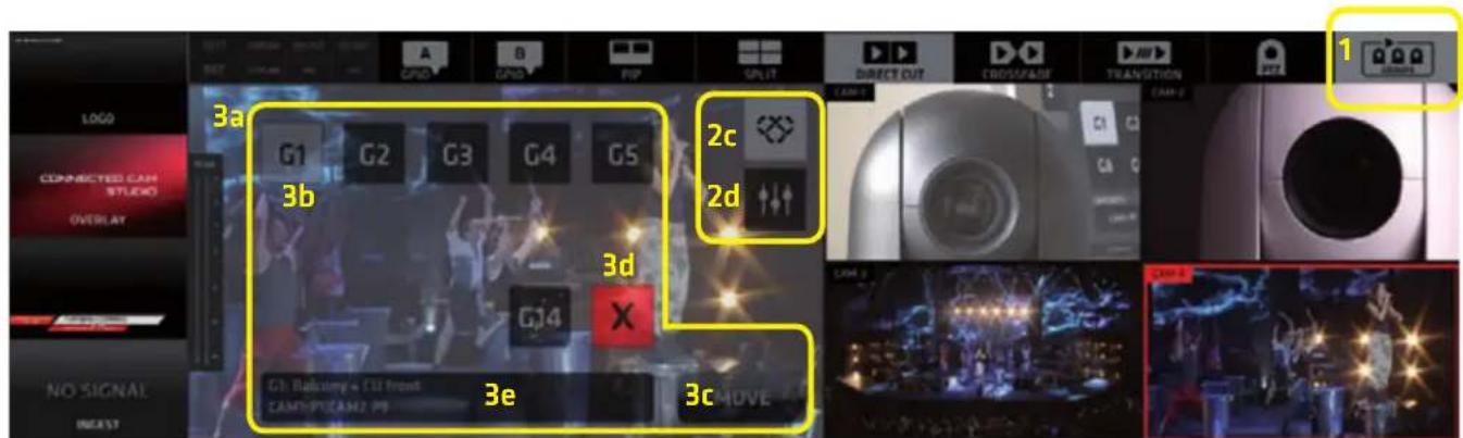 JVC KM-IP4100 - PTZ GROUPS - 1