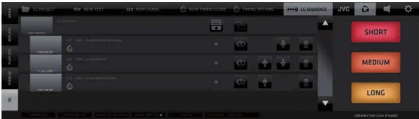 JVC KM-IP4100 - CG Sequences Tab - 1
