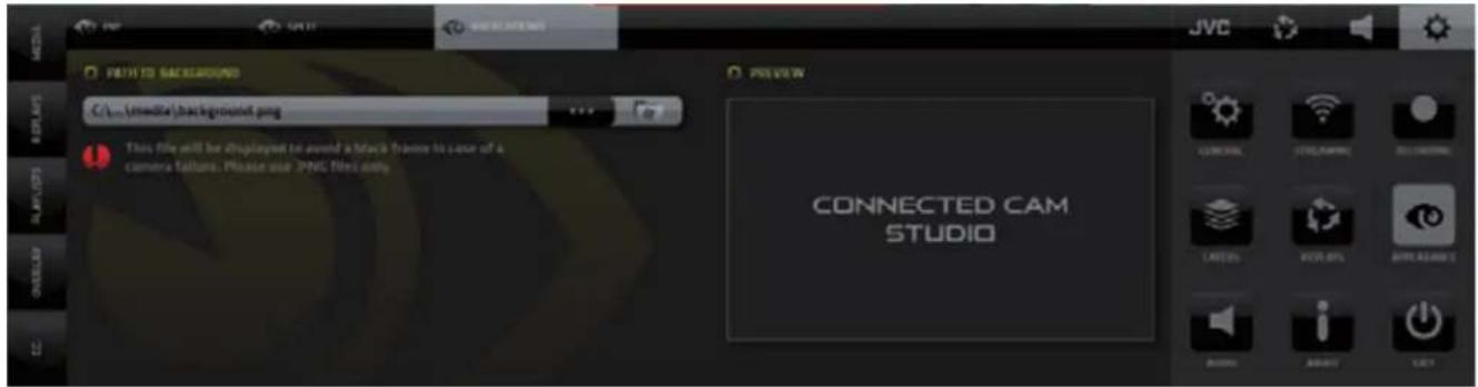 JVC KM-IP4100 - SYSTEM SETTINGS / APPEARANCE / BACKGROUND tab - 1