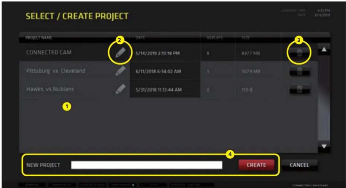 JVC KM-IP4100 - LOAD PROJECT dialog screen: - 1