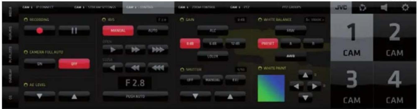 JVC KM-IP4100 - CONTROL Tab - 1