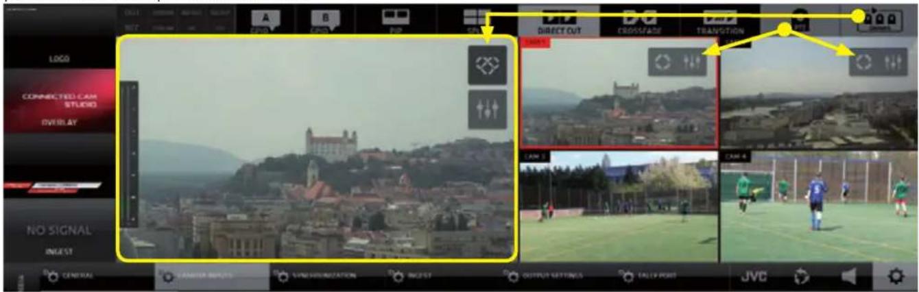 JVC KM-IP4100 - JVC PTZ CAMERA PRESETS and PTZ CAMERA GROUP PRESETS controls display - 1