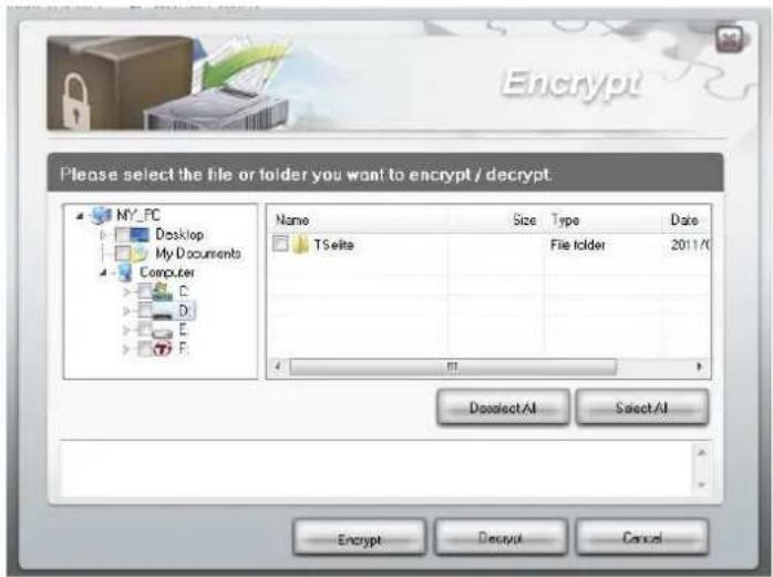 TRANSCEND JetFlash 320 - Protecting Files & Folders - 2