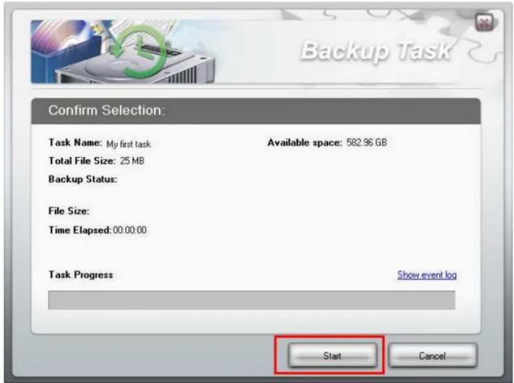 TRANSCEND JetFlash 320 - Run a Backup Task - 2