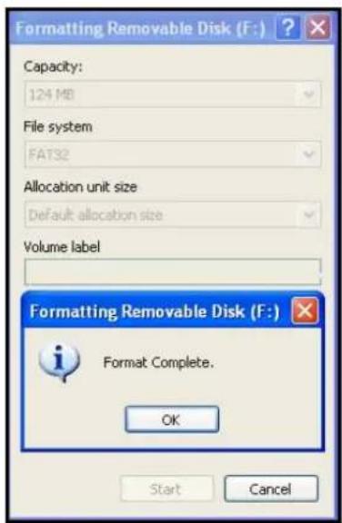 TRANSCEND JetFash 170 - WARNING! Formatting the disk will erase all of the data on your JetFlash® - 3