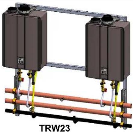 Rinnai Tankless Rack System TRW02EP - UNIT WALL HANGING FRAME - 7