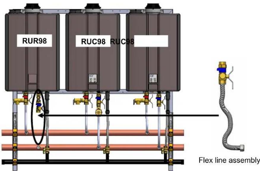 Rinnai Tankless Rack System TRW02EP - TRW ST Series Crossover Return Conversion Instructions - 6
