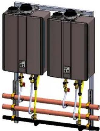 Rinnai Tankless Rack System TRW02EP - UNIT WALL HANGING FRAME SE SERIES - 4