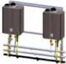 Rinnai Tankless Rack System TRW02EP - UNIT WALL HANGING FRAME - 5