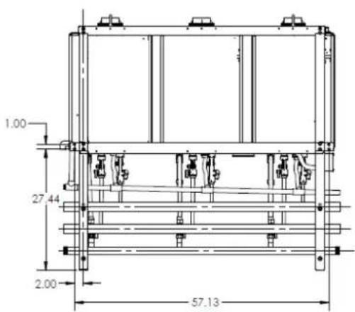 Rinnai Tankless Rack System TRW02EP - UNIT WALL MOUNT FRAME - 3
