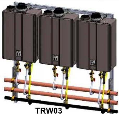 Rinnai Tankless Rack System TRW02EP - UNIT WALL HANGING FRAME - 6