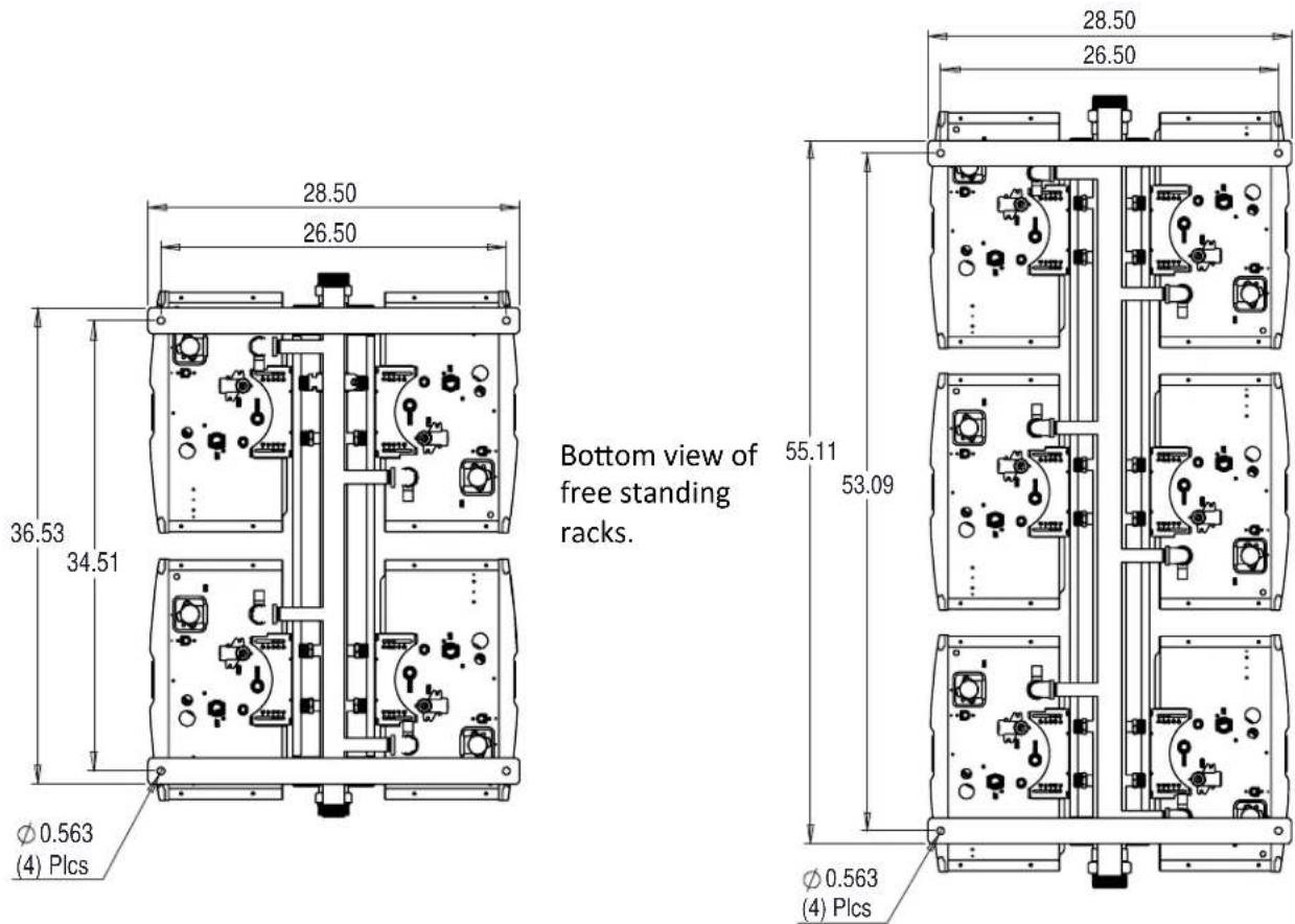 Rinnai Tankless Rack System TRW02EN - Securing Free Standing Racks - 1