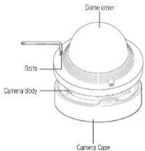 Dome cover Bolts Camera Body Camera Case