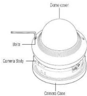 Dome cover Bolts Camera Body Camera Case
