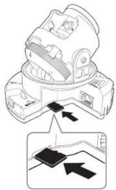 Wisenet LND-6032R - Inserting a Micro SD Memory Card (LND-6012R/6022R/6032R/6072R, LNV-6012R/6022R/6032R/6072R) - 1