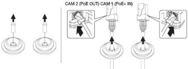 CAM 2 (PoE OUT) CAM 1 (PoE+ IN)