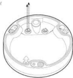 Wisenet TNO-4041T - Connecting waterproof power cable and LAN cable - 1