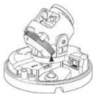 Wisenet LNV-6021R - Connecting the LAN cable - 2