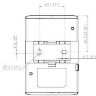 40[1.57°] 40.25[1.38°] 40.25[1.38°] Ø5[0.20°]