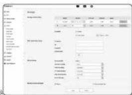 Scanned document with Chinese text fields and a table of contents, likely from a form or report.