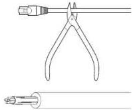 Wisenet XNB-H6280B - Adjust the length of the cable for connecting the lens module - 1