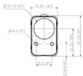 Ø76.7[11.05°] Ø4[0.16°] 32.8[11.36°] 32.1[11.39°] 32.1[0.79°] 15.8[0.01°]
