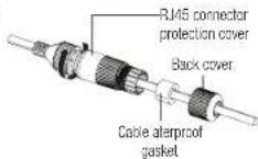 Wisenet XNB-H6280B - Connect lens module cable to lens module - 4