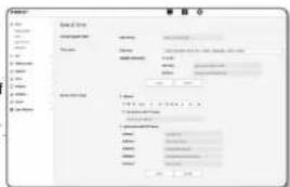 Wisenet XNB-H6280B - Date & Time - 1