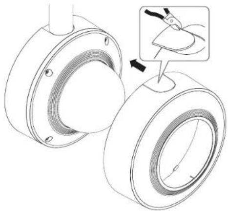 Wisenet XND-8081RV - Using/Removing Skin cover - 2