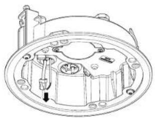 Wisenet PND-A9081RF - [Installing LAN/power cables] - 2
